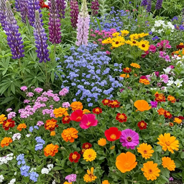 Cool Colors Mix Bulk Wildflower Seeds