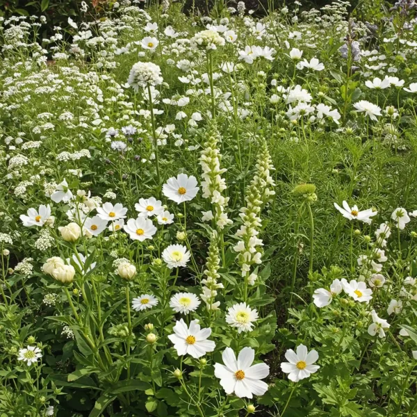 White Mix Bulk Flower Seeds
