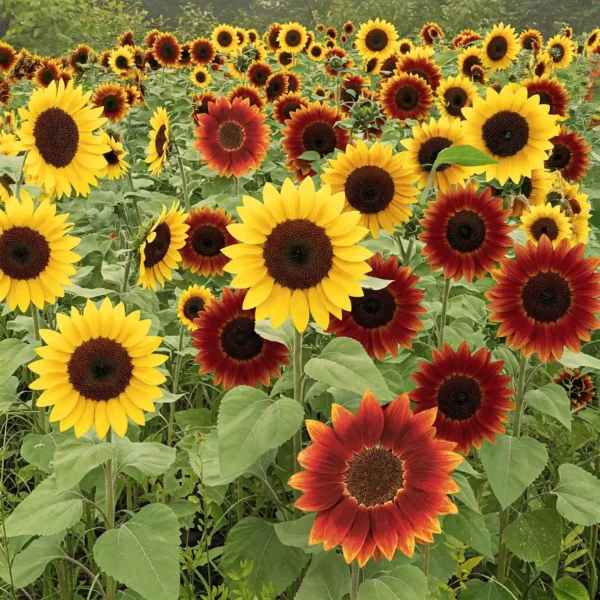 Red Shades Mix Bulk Sunflower Seeds